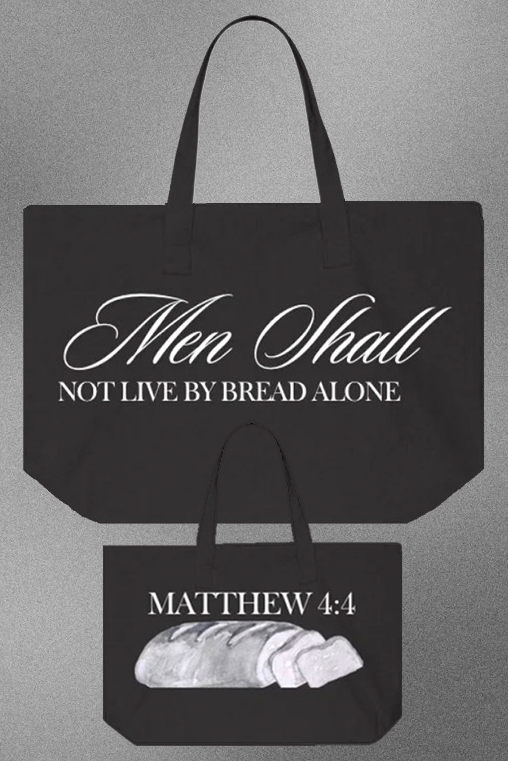 MATTHEW 4:4 TOTE BAG